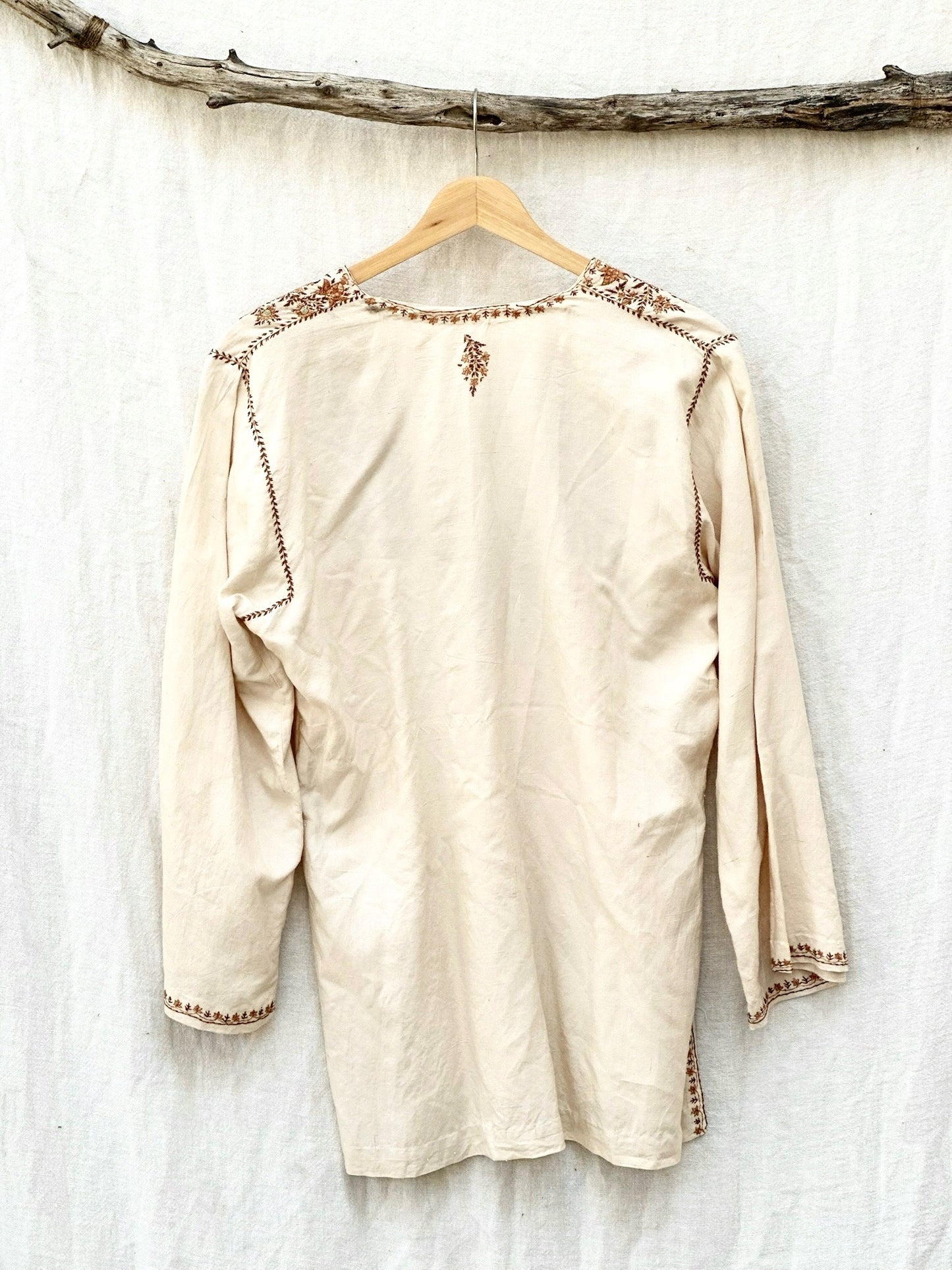 Vintage Hand Embroidered Tunic Top