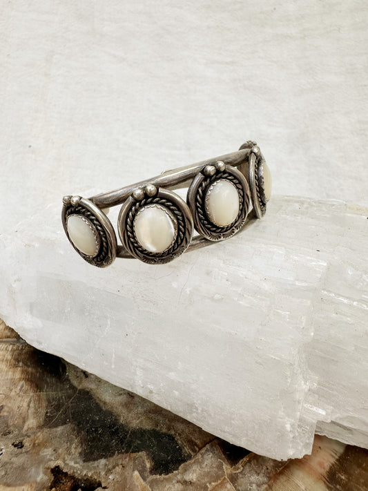Vintage Native American Mother of Pearl Cuff
