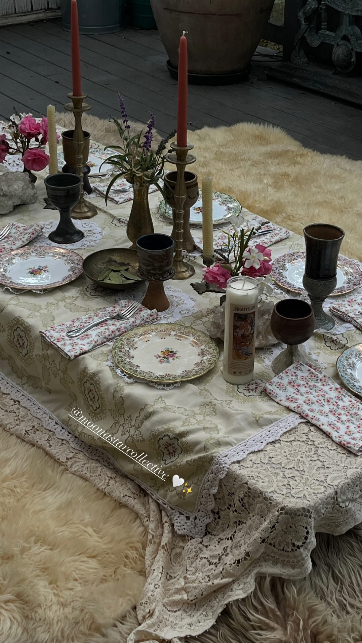 Vintage Brass Floral Vase