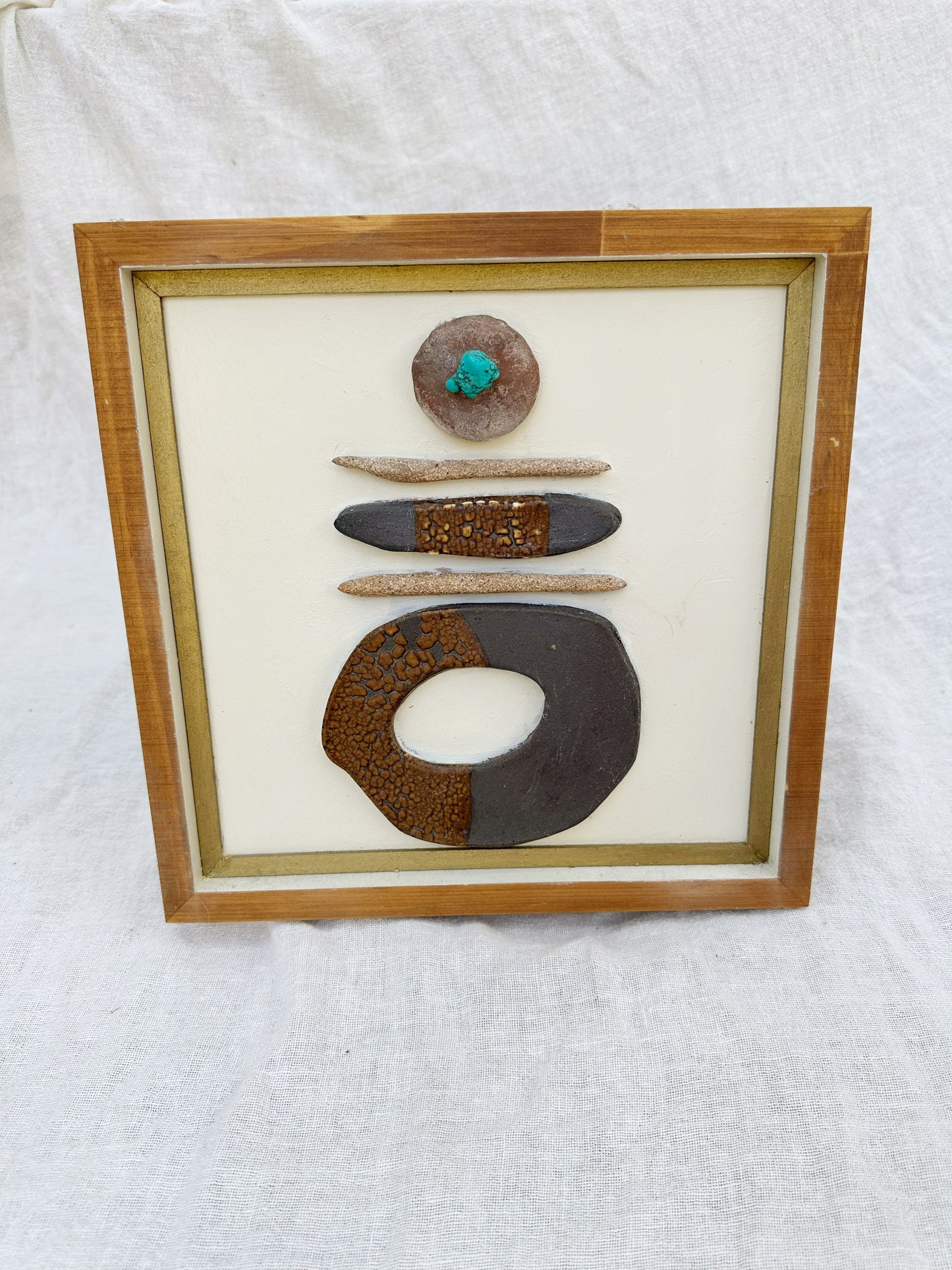 Totem Ceramic Framed Picture