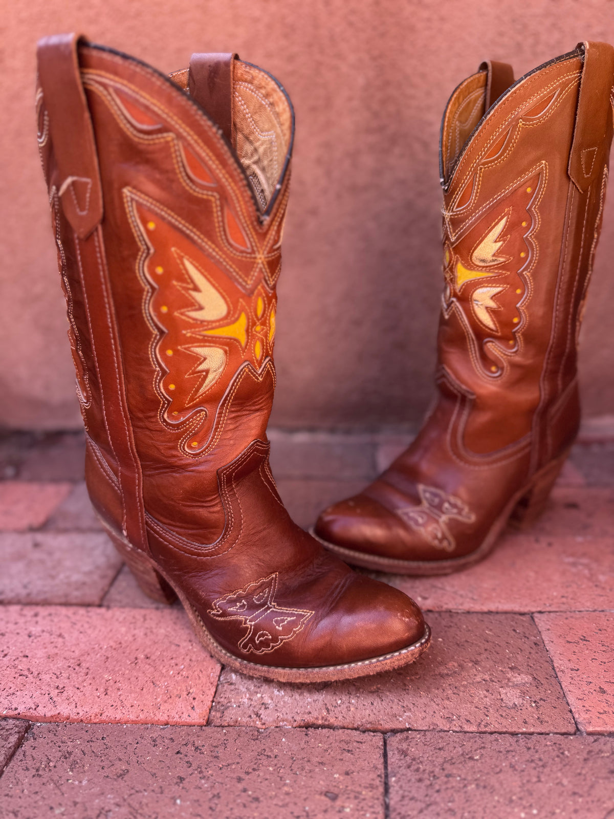 Vintage Butterfly Boots