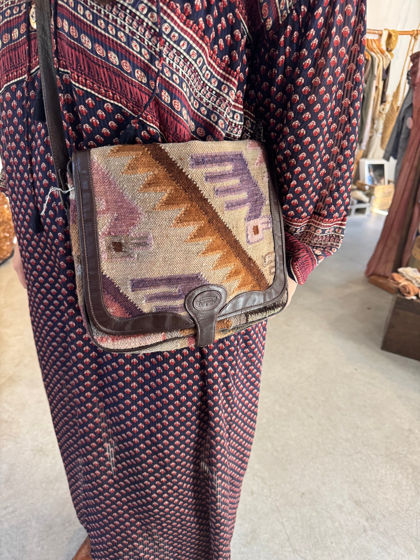 Vintage Southwest Woven Bag