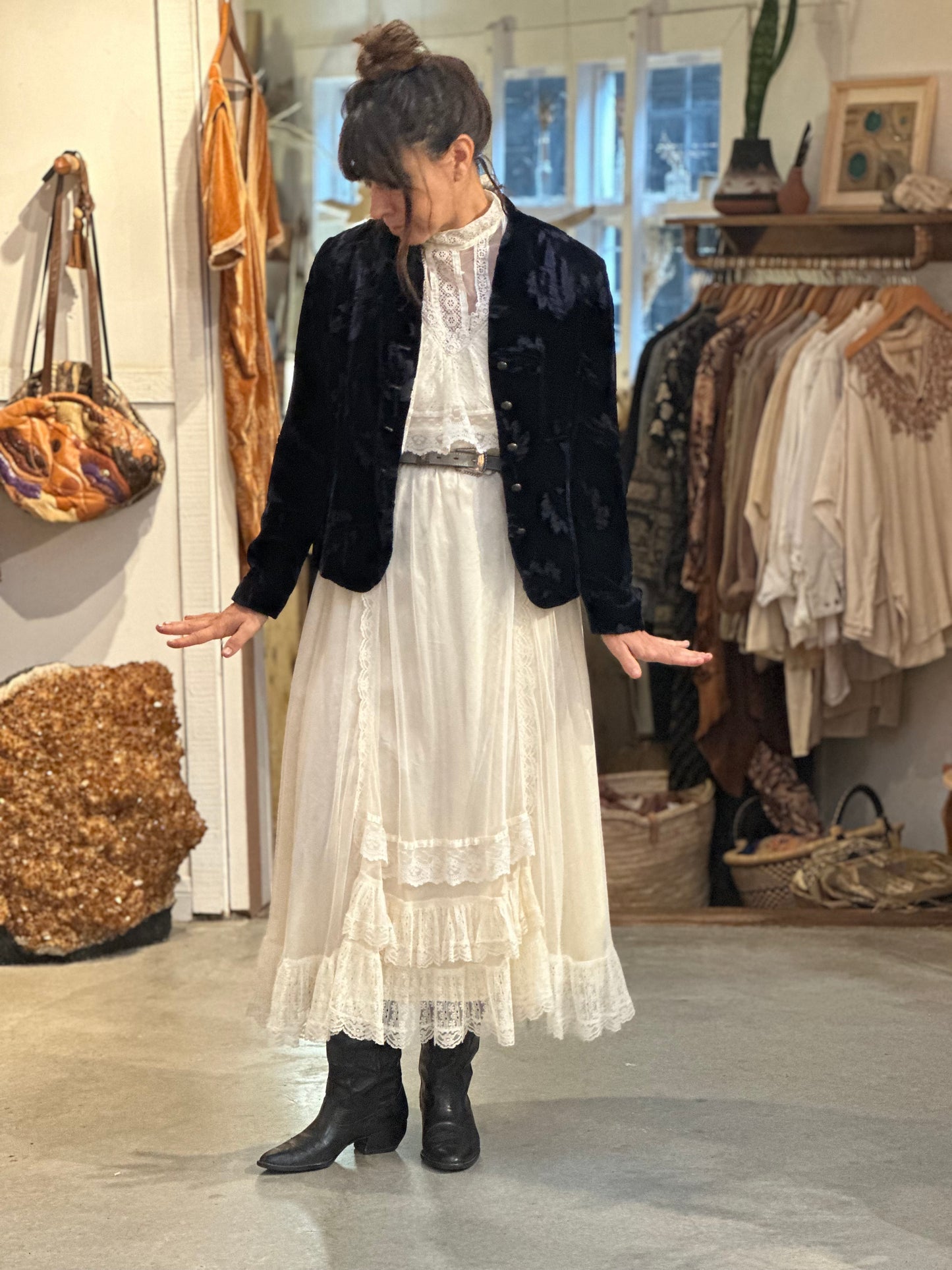 Vintage Gunne Sax Lace Dress