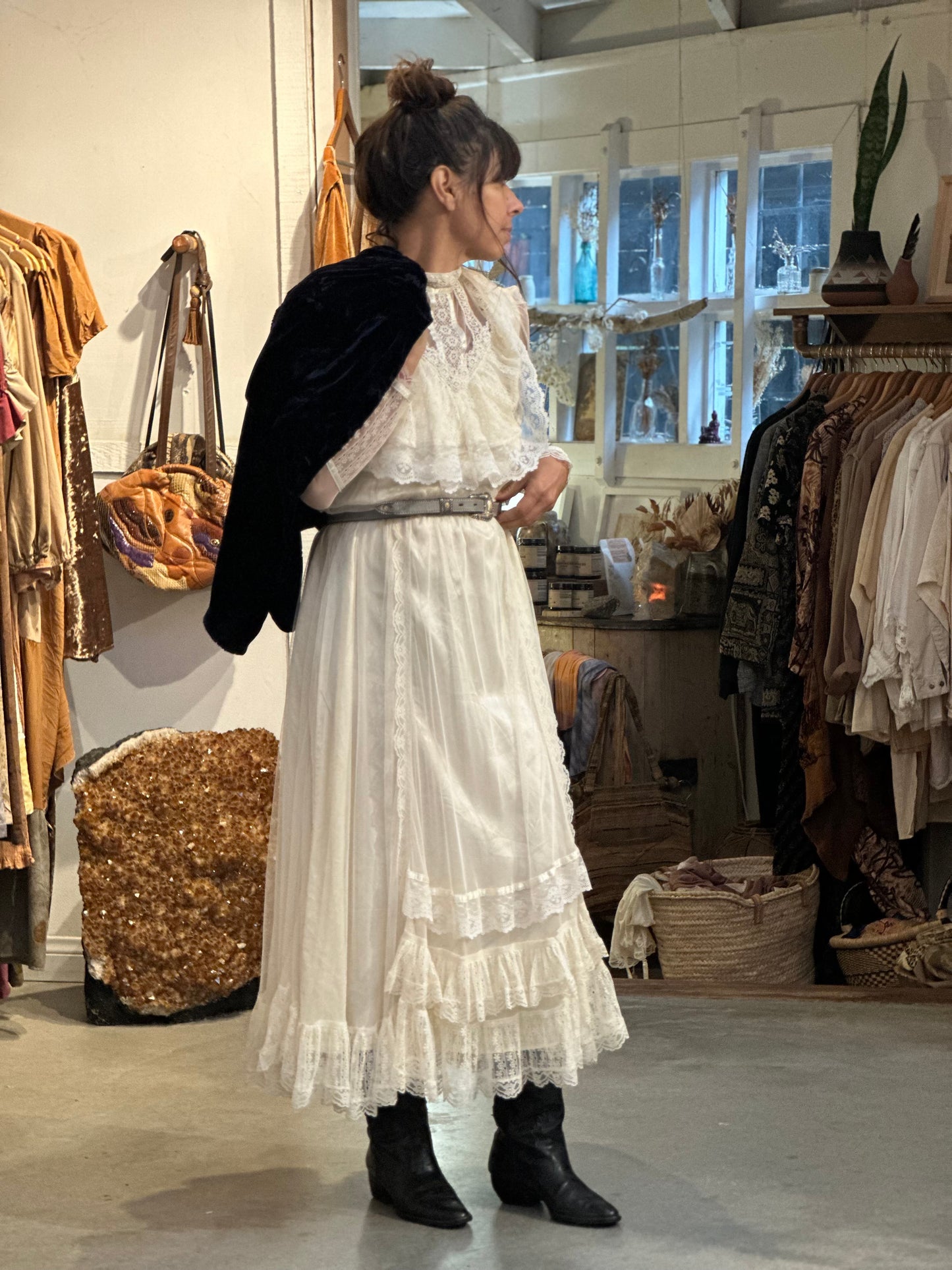 Vintage Gunne Sax Lace Dress