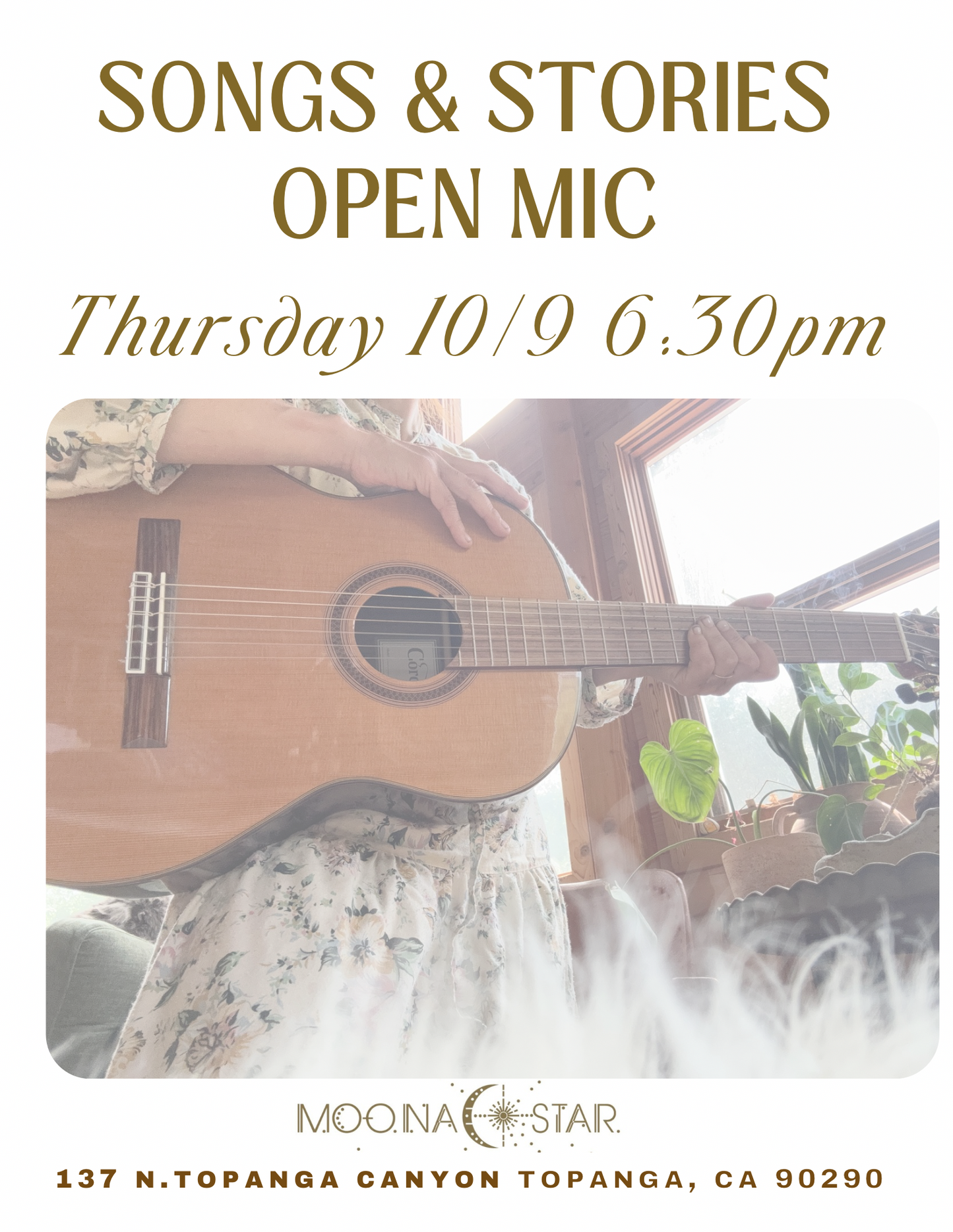 Songs & Stories Open Mic Night